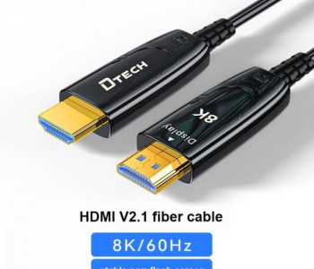 Dtech DT-HOF8010 10m HDMI To HDMI Fiber Optic Cable
