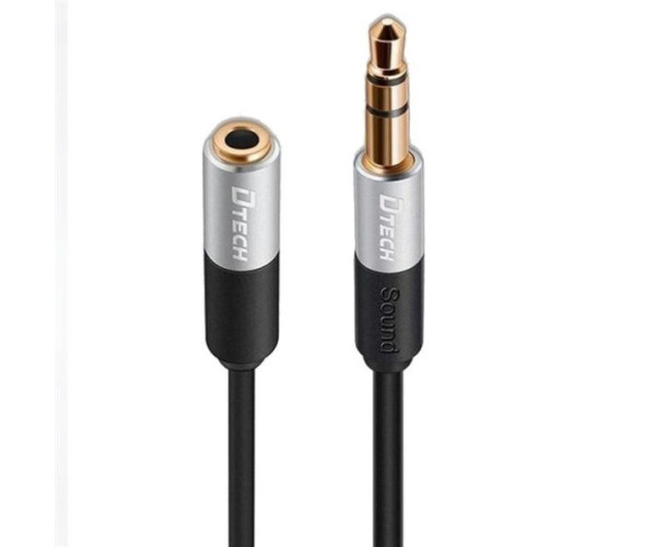 Dtech DT-T0218 Stereo Audio Extension Cable M to F 2M