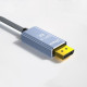 Dtech TB-2917 USB Type-C Male to DP Male 2 Meter Space Gray Cable