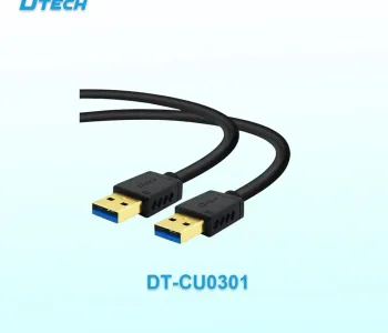 Dtech DT-CU0301 USB 3.0 Male to Male 1.5 Meter Black Extension Cable