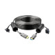 DTECH DT-HF8060KF 8K HDMI ARMORED 60M FIBER OPTIC CABLE WITH WATERPROOF SHELL