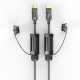 DTECH DT-HF8060KF 8K HDMI ARMORED 60M FIBER OPTIC CABLE WITH WATERPROOF SHELL
