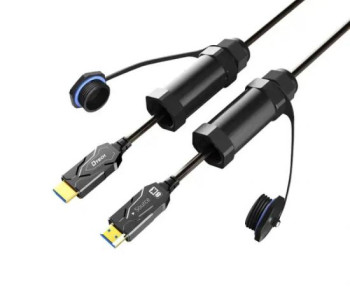 DTECH DT-HF8090KF 8K HDMI ARMORED 90M FIBER OPTIC CABLE WITH WATERPROOF SHELL