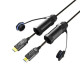 DTECH DT-HF8060KF 8K HDMI ARMORED 60M FIBER OPTIC CABLE WITH WATERPROOF SHELL