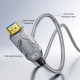 DTECH DT-HF8015K HDMI TO HDMI 8K ARMOR FIBER OPTIC CABLE 15M 