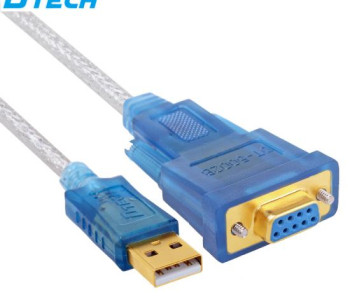 DTECH DT-5002B USB TO FEMALE DB9 PIN RS232 CONVERTER 