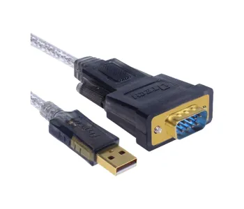 DTECH DT-5002A USB Male to Serial (RS-232) Male 1.8 Meter Cable