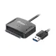 Dtech DT-5038A USB Male to SATA Female 0.3 Meter Black Converter
