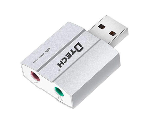 Dtech DT-6006 USB Audio Sound Card Adapter
