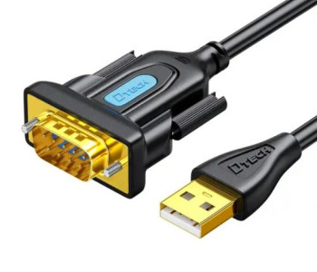 DTECH IOT5075 RS232 9PIN 1.5M USB To DB9 CABLE