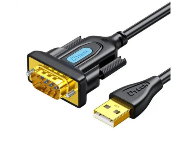 DTECH IOT5075 RS232 9PIN 1.5M USB To DB9 CABLE