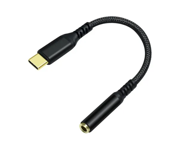 DTECH DCH-2930 Type-C Male to 3.5mm Female Black Converter