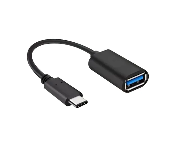 Dtech DT-2980 Type-C Male to USB 3.0 Female Black OTG Converter 
