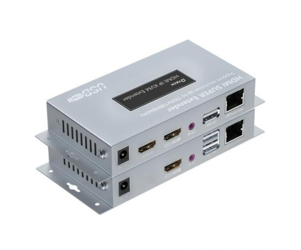 DTECH DT-7050 HDMI IP KVM Extender 150 Meters