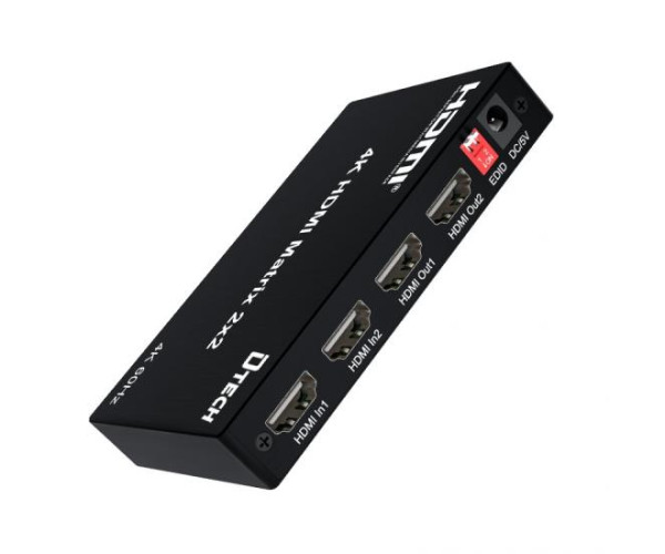 DTECH DT-7222W 4K HDMI MATRIX 2*2 SWITCHER