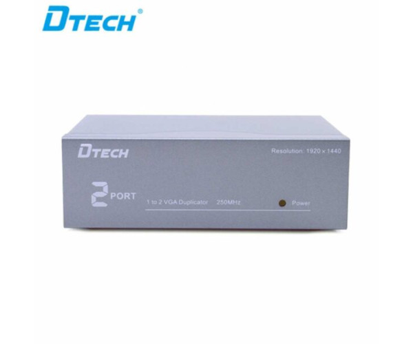 Dtech DT-7252 1 to 2 250MHZ VGA Splitter