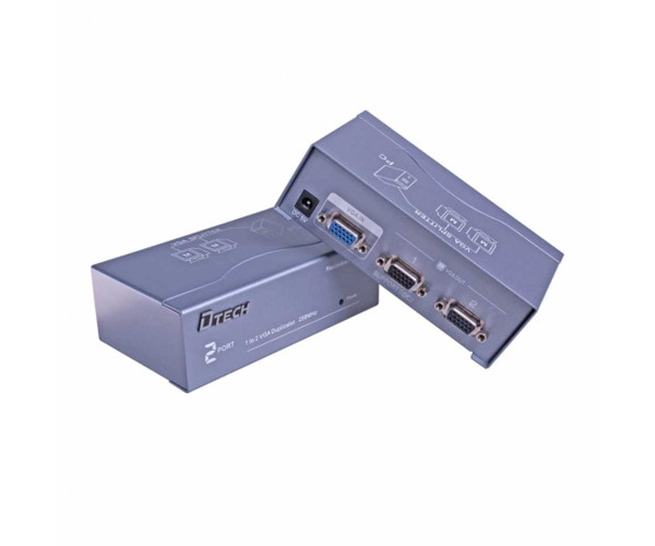Dtech DT-7252 1 to 2 250MHZ VGA Splitter