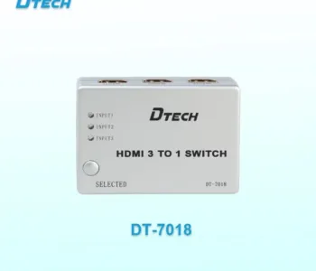 Dtech DT-7018 3 In 1 Out HDMI SWITCH Support 1080p And 3D