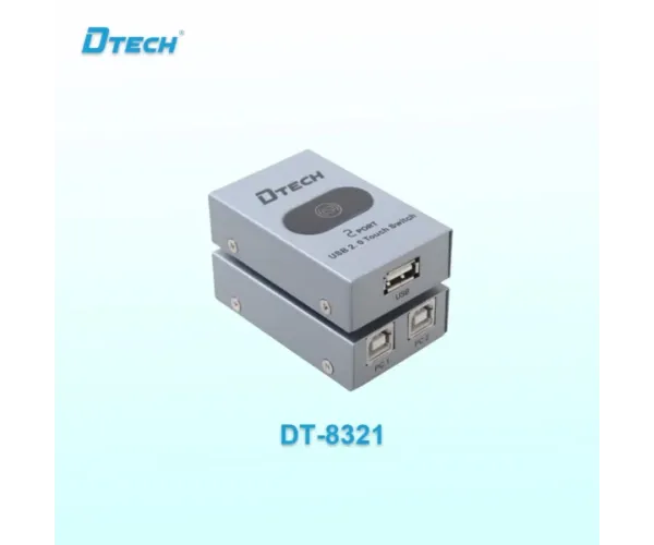 Dtech DT-8321 USB Manual Sharing Printing Switcher 2 Ports