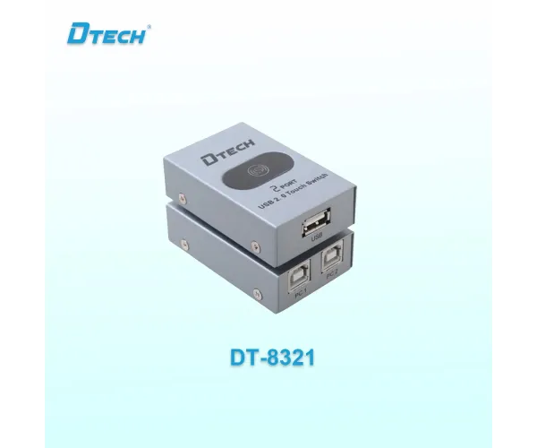 Dtech DT-8321 USB Manual Sharing Printing Switcher 2 Ports