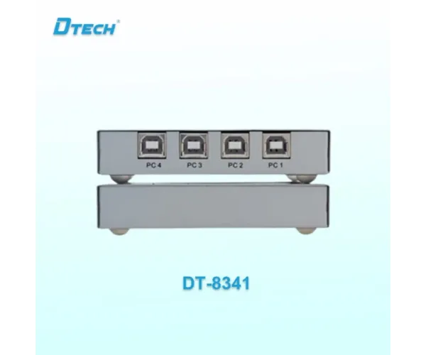 Dtech DT-8341 USB Manual Sharing Printing Switcher 4 Ports