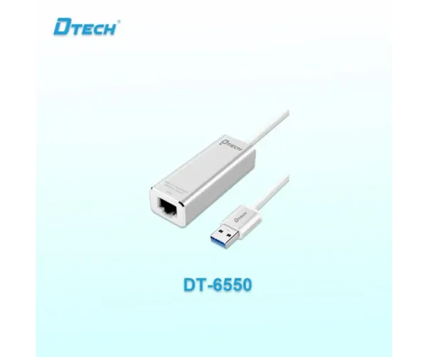 Dtech DT-6550 USB3.0 TO 1000Mbps Ethernet Network Adapter 0.2M