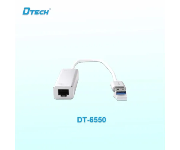 Dtech DT-6550 USB3.0 TO 1000Mbps Ethernet Network Adapter 0.2M