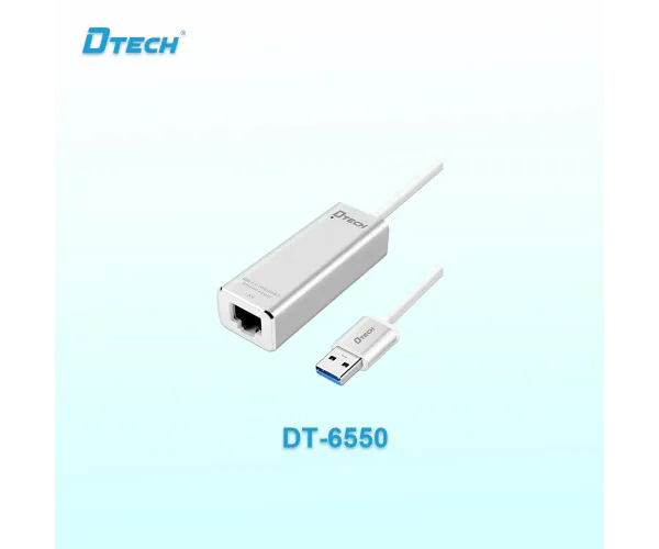 Dtech DT-6550 USB3.0 TO 1000Mbps Ethernet Network Adapter 0.2M