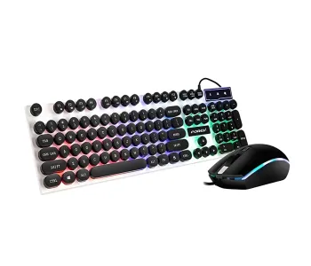 FOREV FV-Q90 Wired Glow Gaming Keyboard & Mouse Set