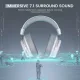 EKSA E900 Pro White 7.1 Virtual Surround Sound Gaming Headset