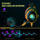 EKSA E900 Pro Yellow 7.1 Virtual Surround Sound Gaming Headphone