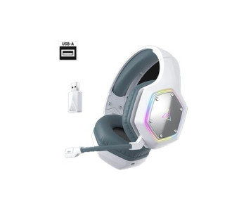 EKSA E1000 WT White Noise Cancelling 7.1 True Wireless Surround Sound Gaming Headset