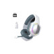 EKSA E1000 WT White Noise Cancelling 7.1 True Wireless Surround Sound Gaming Headset