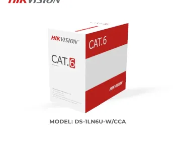 Hikvision DS-1LN6U-W/CCA 305 m CAT6 UTP Network Cable (CCA,0.565 mm)