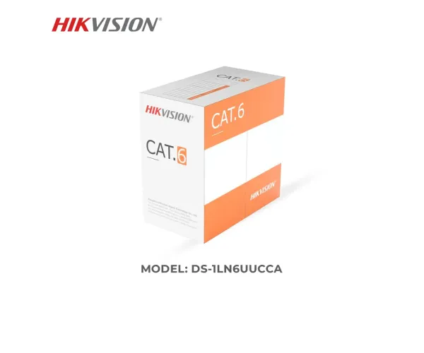 Hikvision DS-1LN6UU/CCA CAT6 U/UTP Network Cable (CCA, 0.57mm)