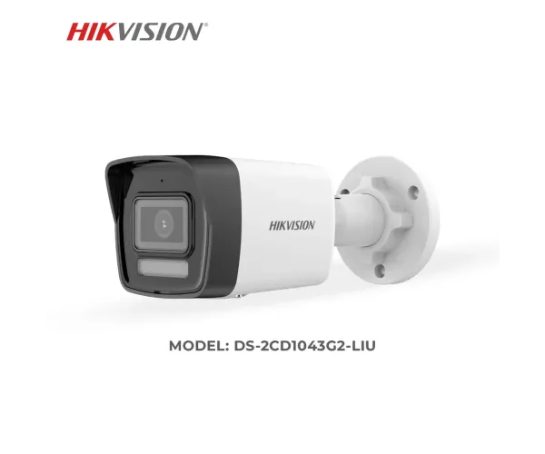 Hikvision DS-2CD1043G2-LIU 4 MP Smart Hybrid Light Fixed Bullet Network Camera