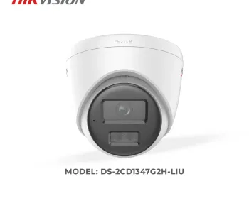 Hikvision DS-2CD1347G2H-LIU 4 MP ColorVu with Smart Hybrid Light Fixed Turret Network Camera