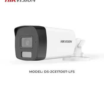Hikvision DS-2CE17D0T-LFS 2MP Smart Hybrid Light Audio Fixed Bullet Camera