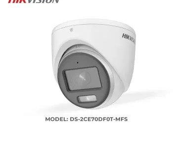 Hikvision DS-2CE70DF0T-MFS 2MP ColorVu Audio Fixed Turret Camera