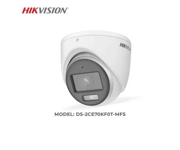 Hikvision DS-2CE70KF0T-MFS 3K ColorVu Audio Fixed Turret Camera