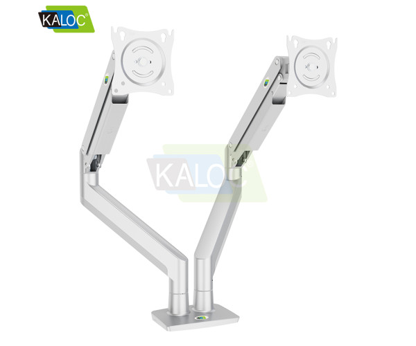KALOC KLC-DS160-2/S 22-32 Inch Dual Arm Two Screen Monitor Mount Stand