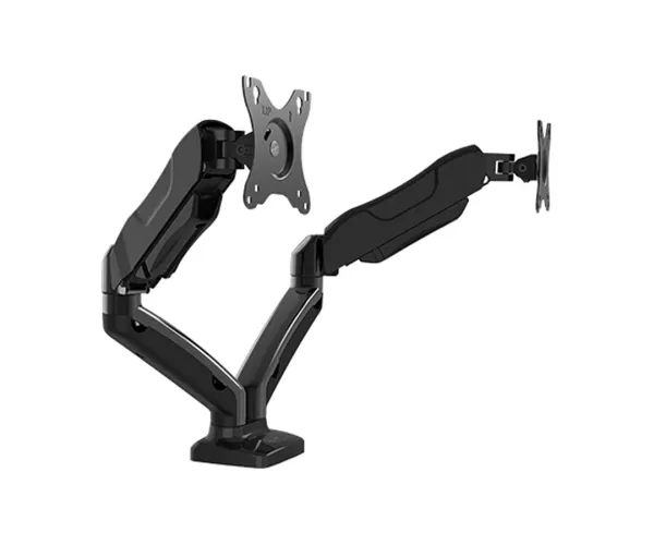 Kaloc KLC V28 17- 26 Inch Double ARM Monitor/TV Desktop Mount Stand With Cable Management System