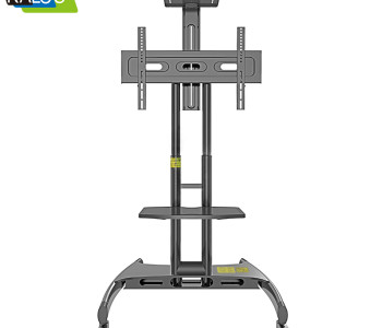 Kaloc KLC-150/B 32-75 Inch Adjustable Mobile TV Trolley For IFP