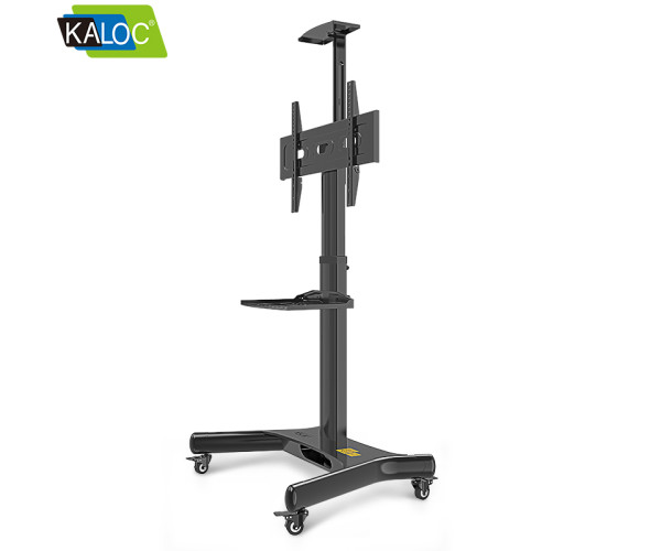 Kaloc KLC-161/B 32-55 Inch Adjustable Mobile TV Trolley For IFP