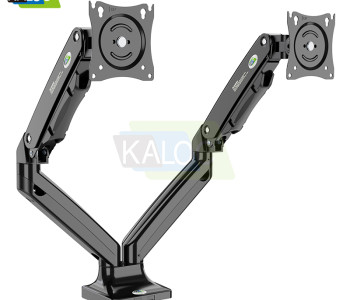 Kaloc DS110-2 17-33 Inch Dual Monitor Arm Gas-Strut Flexi Desk Mount Stand