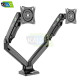 Kaloc DS110-2 17-33 Inch Dual Monitor Arm Gas-Strut Flexi Desk Mount Stand
