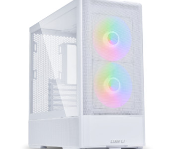 LIAN LI LANCOOL 207RW WH Compact ATX RGB Gaming Computer Case