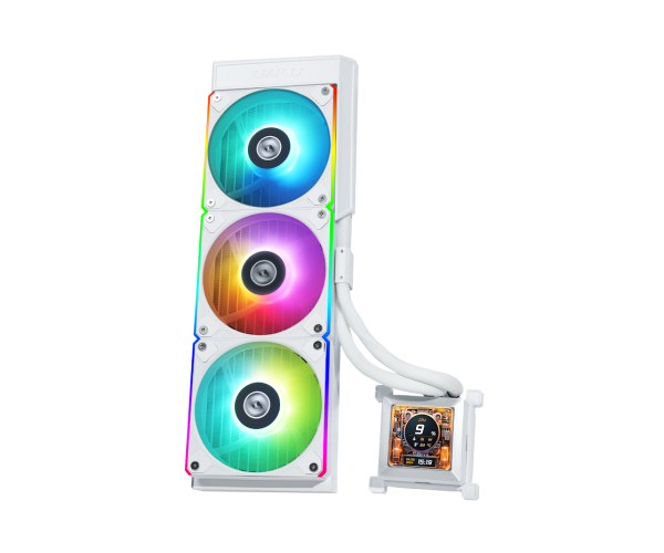 LIAN LI HydroShift LCD 360R WH ARGB AIO Liquid Cooler