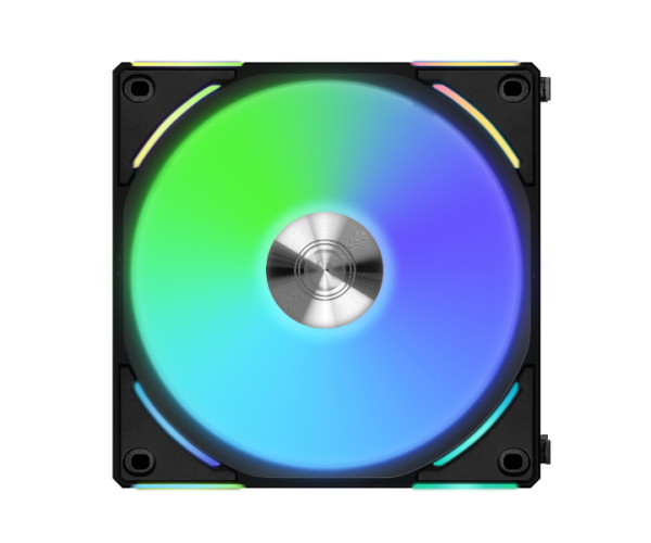 LIAN LI UNI FAN AL V2 120 ARGB Case Fan Triple Pack Black