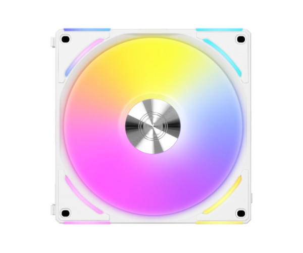 LIAN LI UNI FAN AL V2 120 ARGB Case Fan Triple Pack White